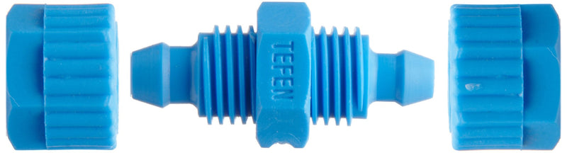 [Australia - AusPower] - Tefen Fiberglass Polypropylene Compression Tube Fitting, Union, Blue, 8 mm x 6 mm Tube OD (Pack of 5) 