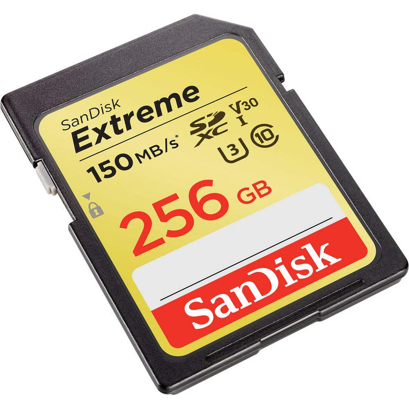 [Australia - AusPower] - SanDisk 256GB Extreme SDXC UHS-I U3 Memory Card, Up to 150MB/s Read Speed 
