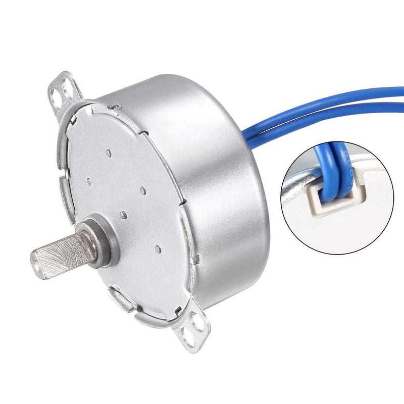 [Australia - AusPower] - uxcell Metal Gear Synchronous Synchron Motor AC 100-127V 0.8-1RPM 50-60Hz CW 4W 0.8-1RPM CW 