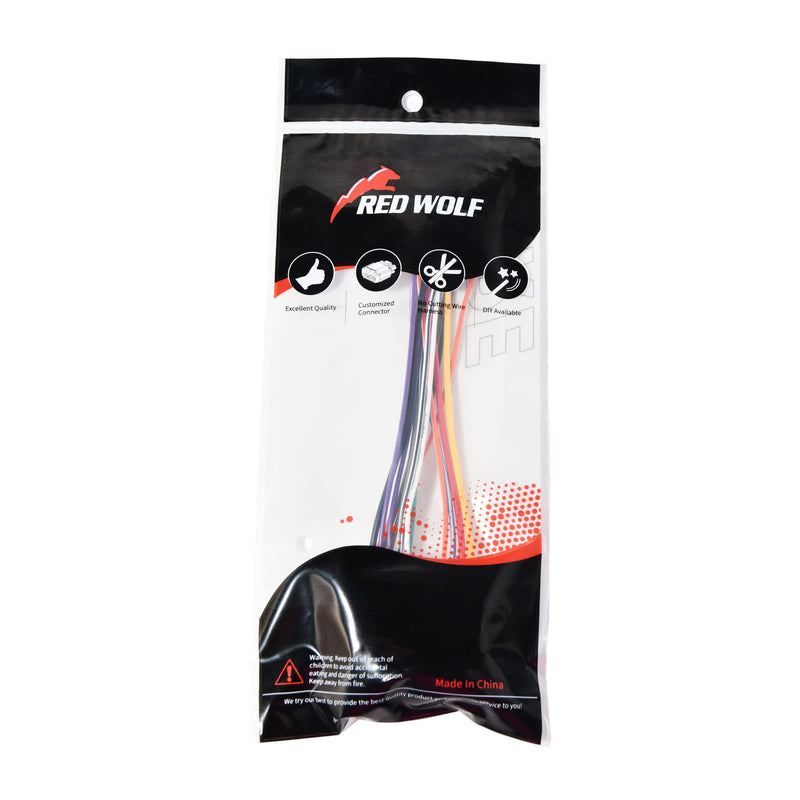 [Australia - AusPower] - RED WOLF Pioneer Radio Stereo Receiver Install Wire Harness Amp/SWC Plug Connector for Ford F150 Escape Focus 2004-2013, Lincoln 2006-2010 Town Car 