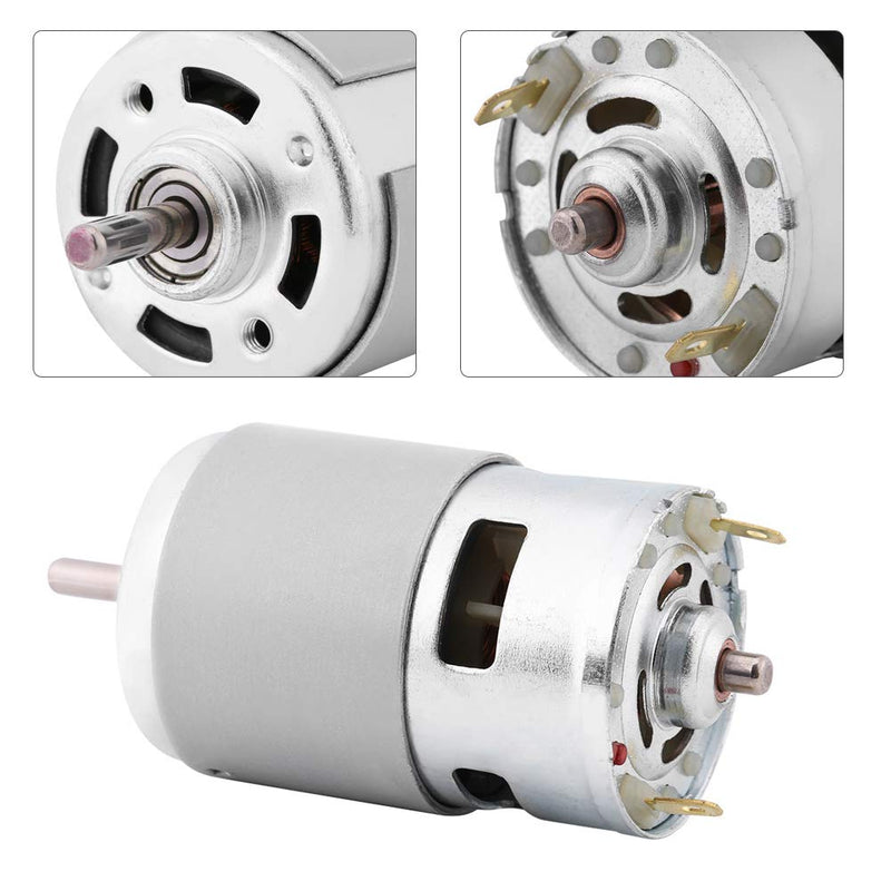 [Australia - AusPower] - DC Brushed Motor 12V 0.32A 150W 13000‑15000RPM, Large Torque High Power for Electric Tools with Copper Wire Production 