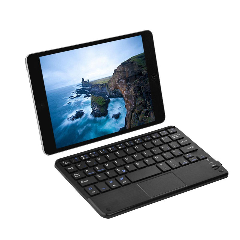 [Australia - AusPower] - Bewinner Small Bluetooth Keyboard,Ultra-Slim Mini Wireless Bluetooth Keyboard with Touchpad for Windows PC Android Tablet,Easy Storage and Use When Traveling 
