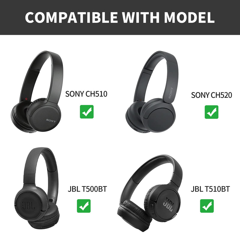 [Australia - AusPower] - Yinke Hard Case for Sony WH-CH510/JBL Tune 510BT Headphone, Travel Protective Cover Storage Bag（Grey） Grey 