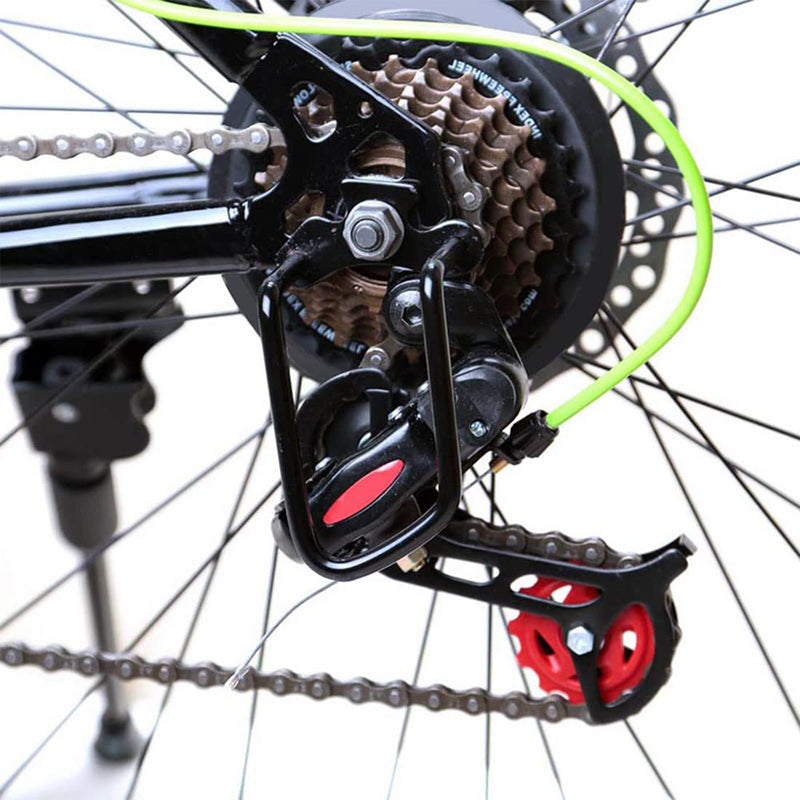 [Australia - AusPower] - ZYAMY 2pcs Adjustable Cycling Rear Derailleur Chain Protective Guard Rear Derailleur Protectors Bicycle Rear Derailleur Protection Bar Iron Protective Films for Outdoor Mountain Road Cycling Bike 