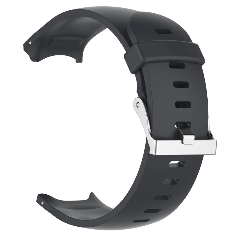 [Australia - AusPower] - AWADUO for Garmin Approach S3 Silicone Replacement Band, Replacement Silicone Wrist Band Strap for Garmin Approach S3 GPS Smartwatch, Soft and Durable(Silicone Black) 