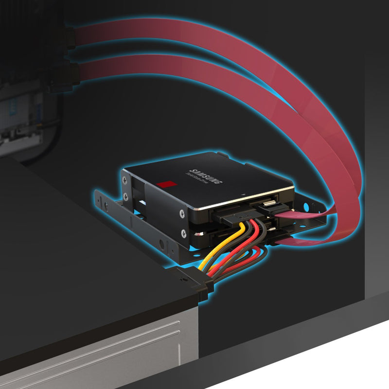 [Australia - AusPower] - Inateck SSD Mounting Bracket 2.5 to 3.5 with SATA Cable and Power Splitter Cable, ST1002S 