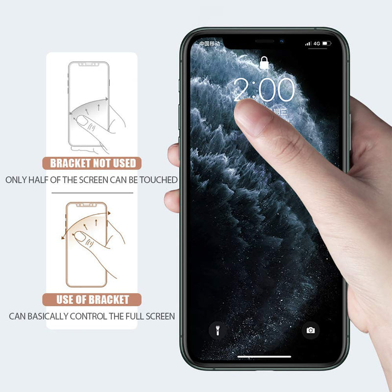 [Australia - AusPower] - Phone Ring Holder [4 Pack] - JCHIEN Transparent Universal Finger Kickstand Cell Phone Ring Stand Holder Compatible with iPhone Samsung Smartphone Transparent - 4 Color 