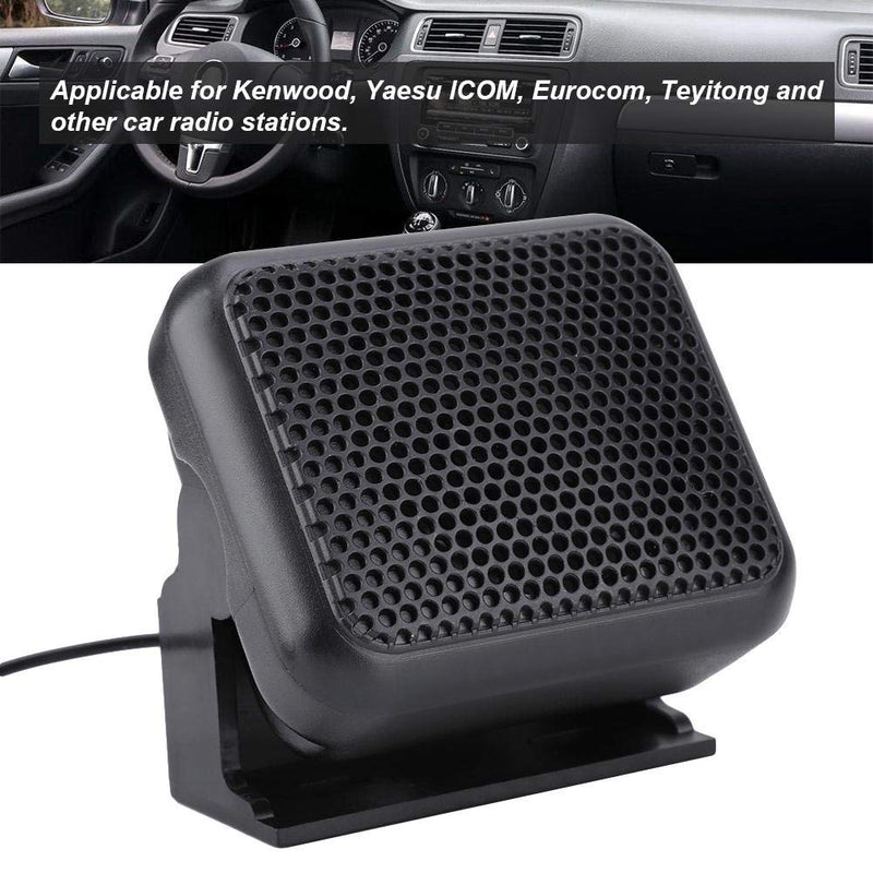 [Australia - AusPower] - Sanpyl Wired External Speaker, NSP-100 Mini External Speaker Mobile Radio Microphone for Kenwood Yaesu ICOM Ham Car Radios with a 3W Speaker 