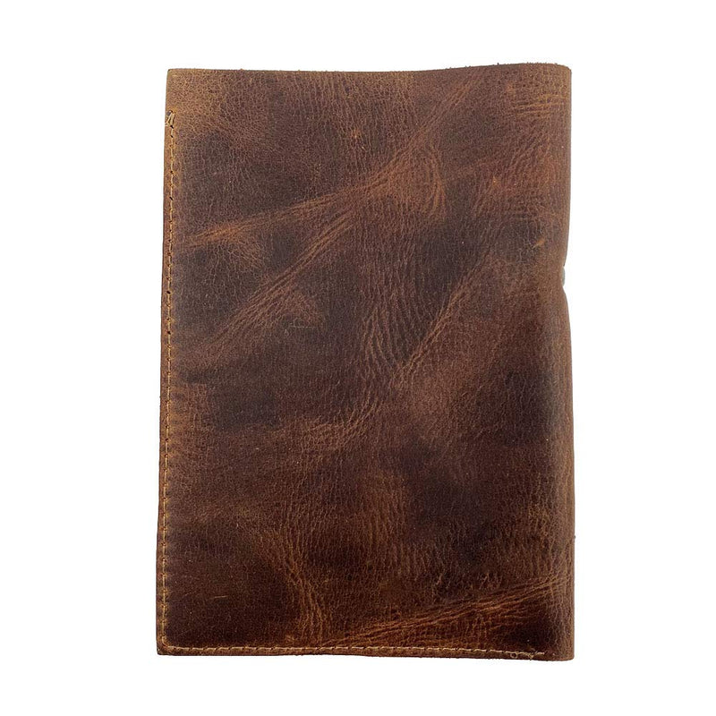 [Australia - AusPower] - Hide & Drink, Leather Bifold Check Presenter With Pen Slot / Restaurant & Cafe Accessories / Bill Holder / Waiter / Waitress, Handmade :: Bourbon Brown 