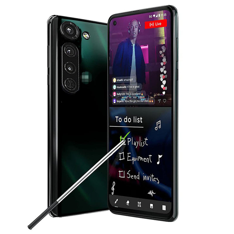 [Australia - AusPower] - for Moto G Stylus 2020 Pen Replacement LCD Touch Pen Part for Motorola Moto G Stylus XT2043 All Verison Touch Pen (Black) 