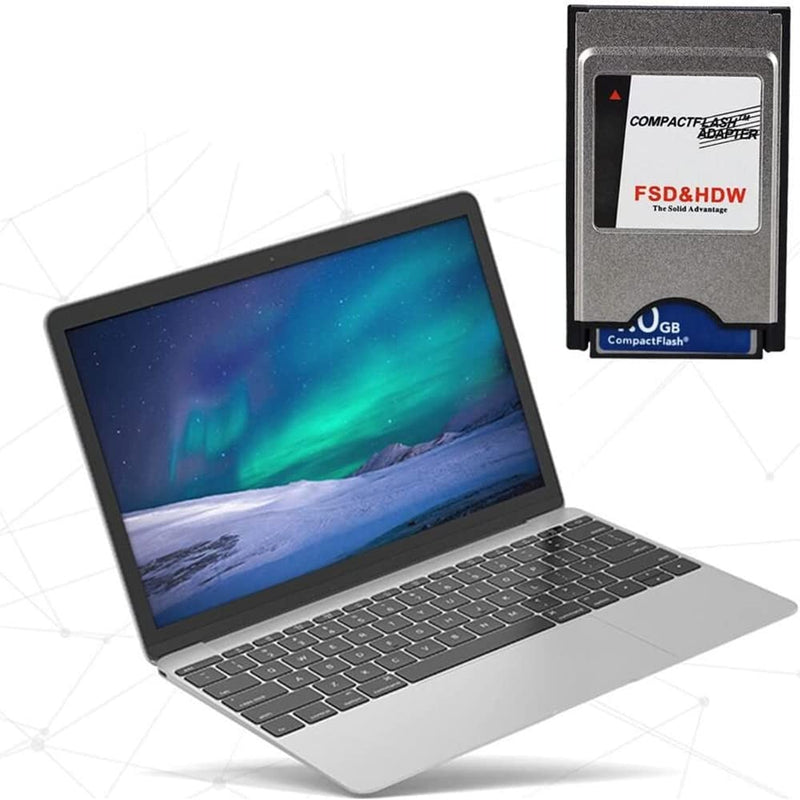 [Australia - AusPower] - New Compactflash Card to PC Card Adapter Notebook Laptop PCMCIA Compact Flash Memory Card Reader CNC 