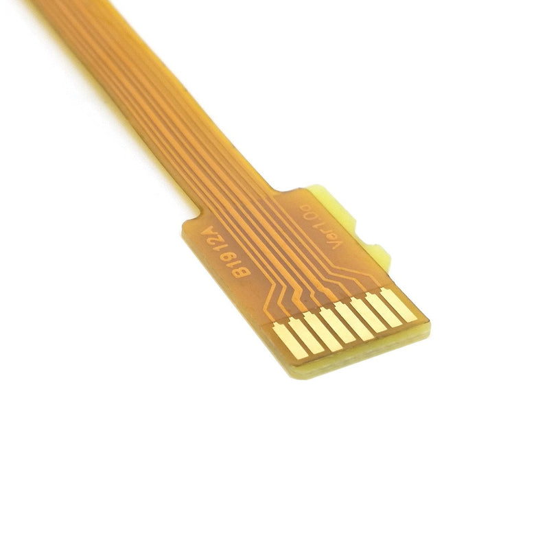 [Australia - AusPower] - CY 10cm Soft Flat Micro SD TF Memory Card Kit Male to SD Female Extending FPC Cable 