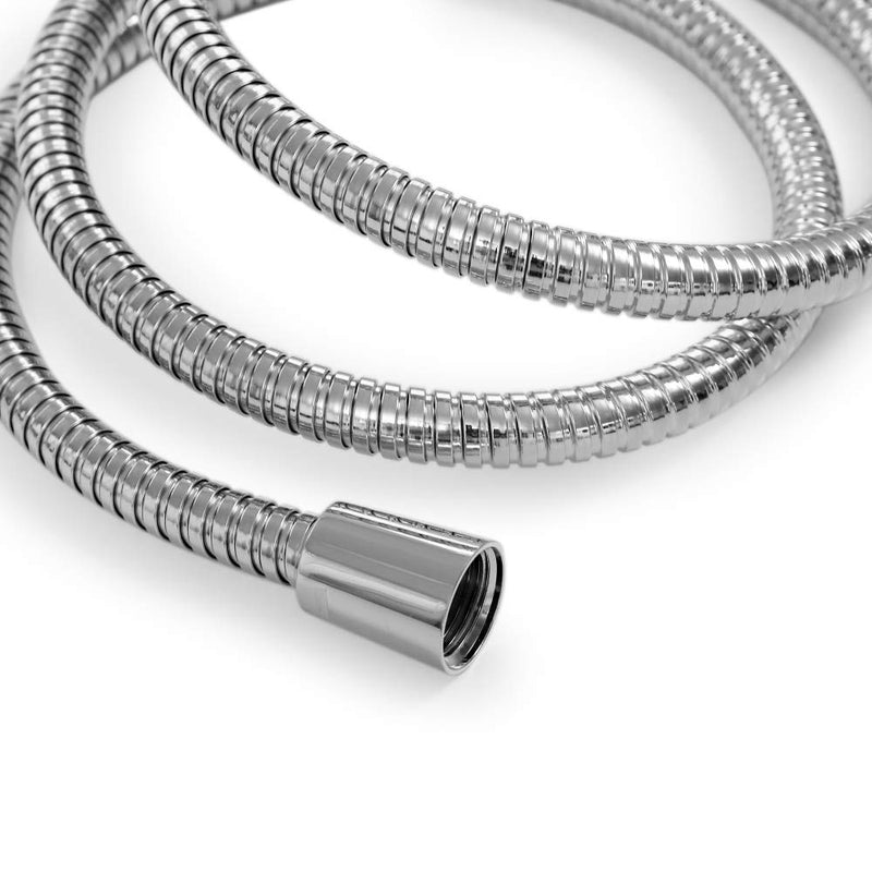 [Australia - AusPower] - 72-inch Shower Hose Replacement, 304 Stainless Steel Extra Long Hand Held Shower Hose With Brass Fitting (72-inch, Stainless Steel) 72 Inch 
