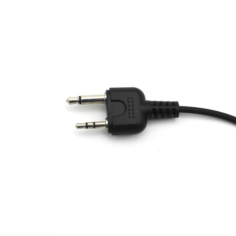 [Australia - AusPower] - Over-Head Earpiece/Headset with Boom Mic &VOX for Midland/Alan GMRS/FRS GXT250 GXT1000VP4 LXT500VP3 LXT380 LXT118 2 Two Way Radios 2-pin Jack 