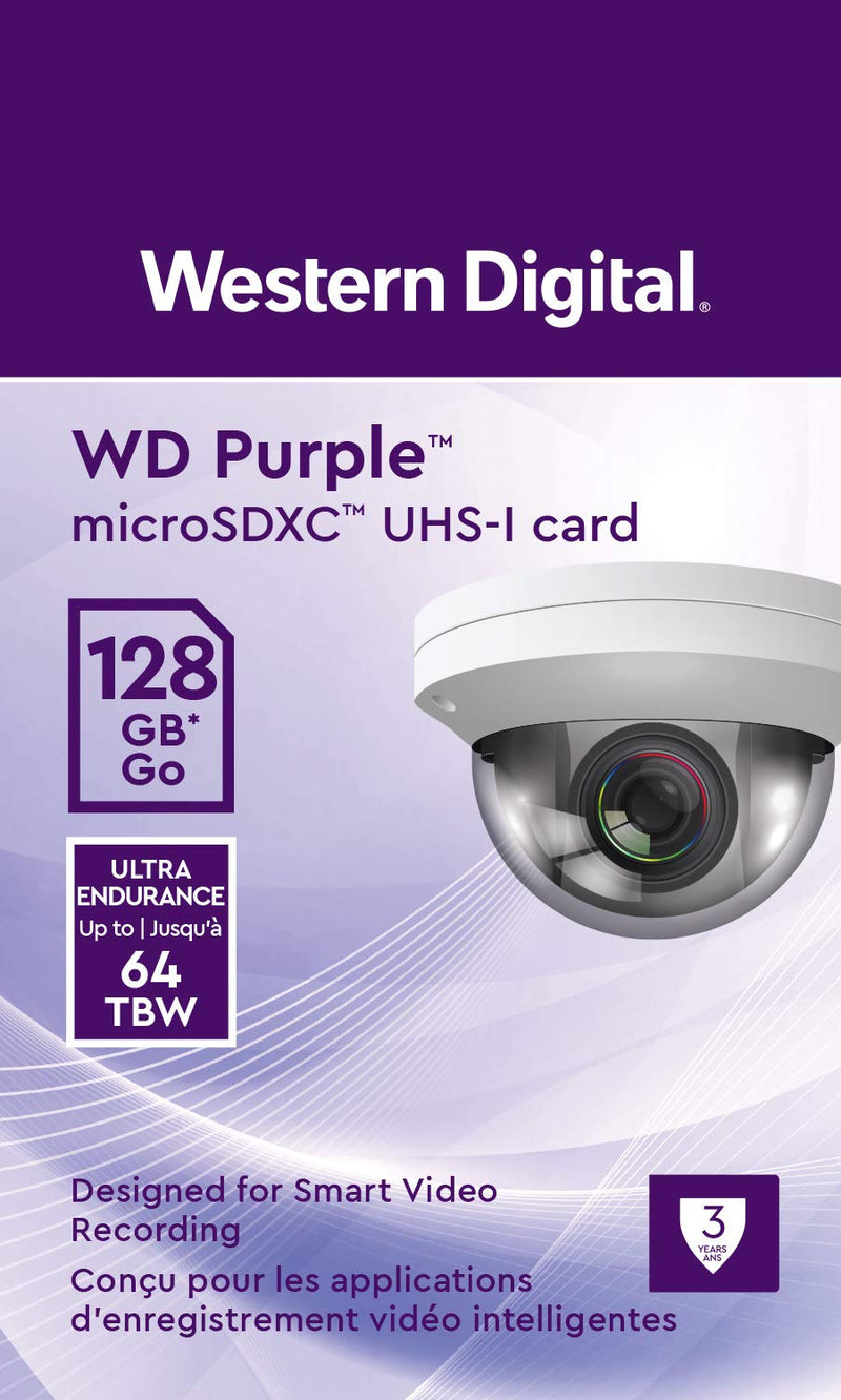 [Australia - AusPower] - Western Digital SC QD101 Micro SD Card 128GB WD Purple Surveillance Camera WDD0128G1P0C 