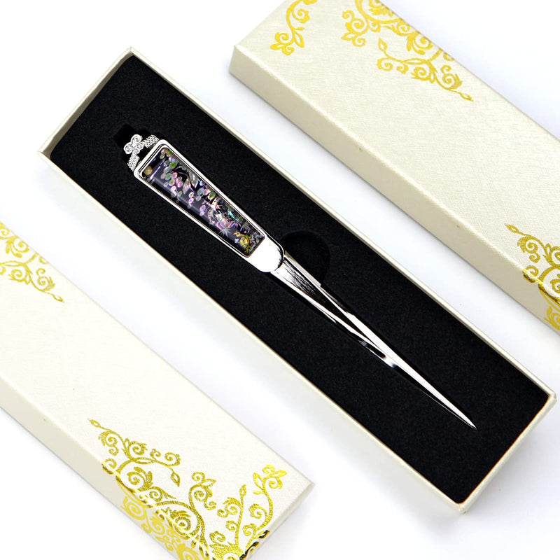 [Australia - AusPower] - Envelope Opener Cutter Knife – 168mm Decorative Letter Opener for Envelopes, Boxes, Packages – Premium Rustproof Iron Letter Opener for Everybody – Anti-Fingerprint Treatment (Ten Longevity) 