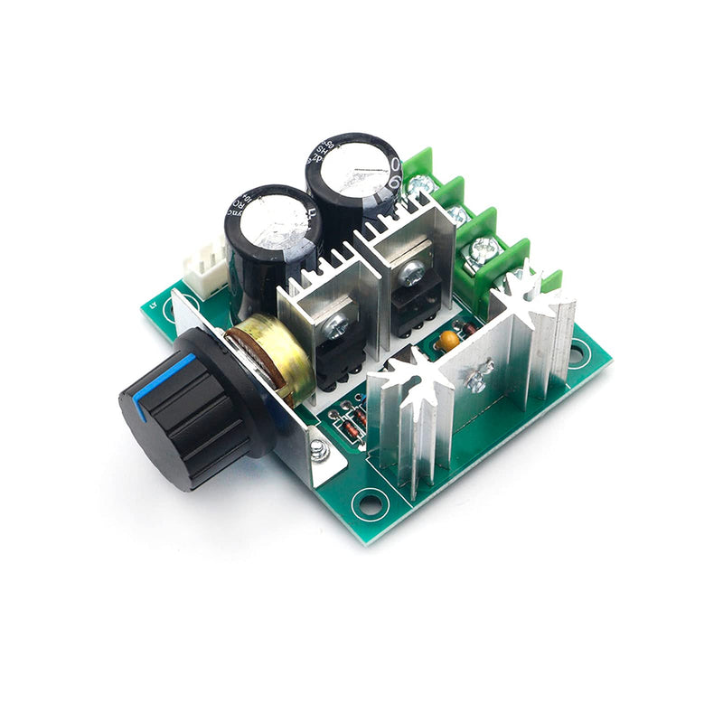 [Australia - AusPower] - Sipytoph 2 Pack 10A 12V-40V DC Motor Speed Controller 12V 24V PWM Variable Speed Regulator Governor Switch With Speed Control Knob for Arduino 