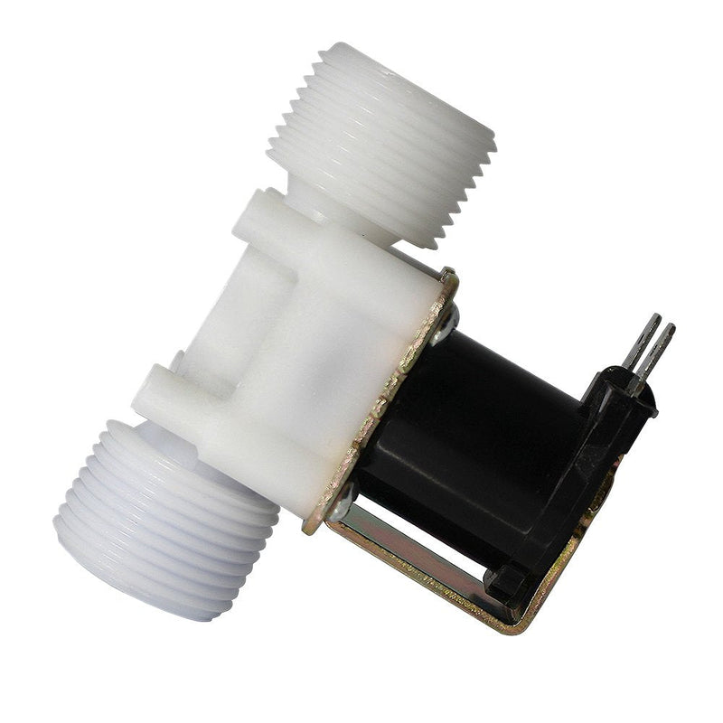 [Australia - AusPower] - Fankerba 3/4" Water Inlet Electric Solenoid Valve DC 12V Normally Closed N/C 0.02 to 0.8mpa - Plastic Two parallel Screw Thread 
