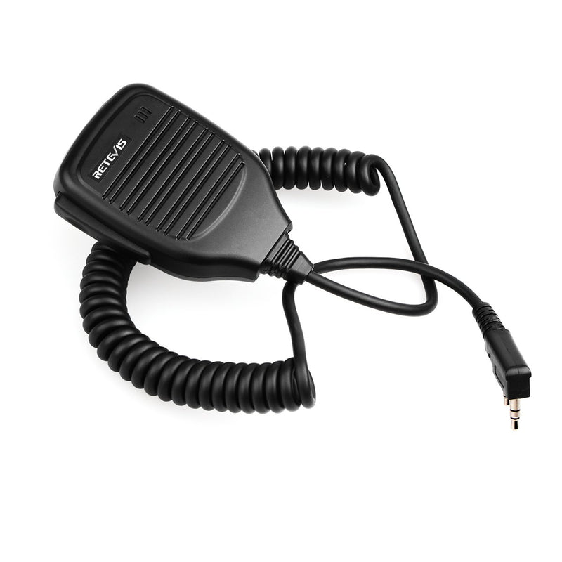 [Australia - AusPower] - Retevis Shoulder Speaker Mic 2 Pin Two Way Radio Micphone for Baofeng UV-5R UV-82 888S Retevis H-777 RT21 RT22 RT27 Arcshell AR-5 2 Way Radio(1 Pack) 