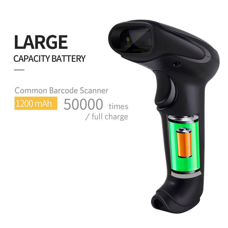 [Australia - AusPower] - Alacrity 2D QR Wireless Barcode Scanner with Stand, 2.4GHz Wireless & Wired USB Hands Free Barcode Reader for Industry, Retail, Logistics, Warehouses, 6709DA. 2D 2.4GHz Wireless 