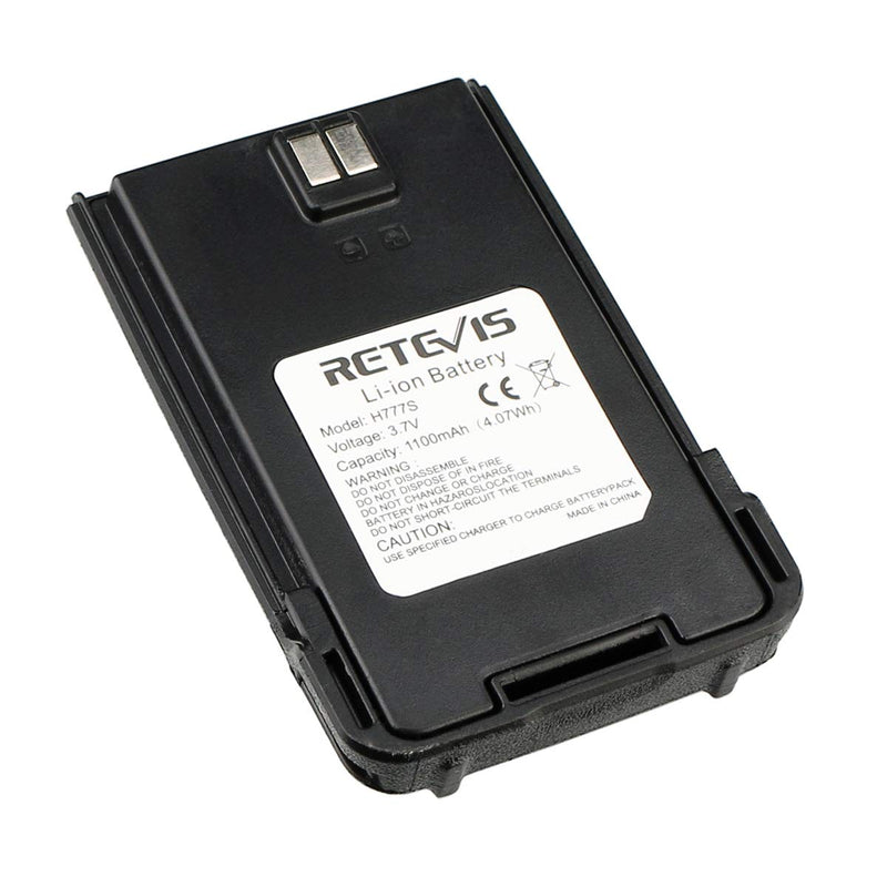 [Australia - AusPower] - Retevis H-777S Walkie Talkies Battery,1100mAh Rechargeable Battery,3.7V 2 Way Radios Battery for Retevis H-777S Walkie Talkies (1 Pack) 