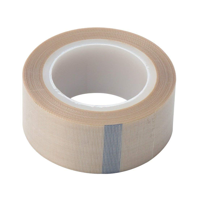 [Australia - AusPower] - 1" Width x 11 Yard Roll PTFE Coated Fiberglass High Temperature Tape with Silicone Adhesive Cloth, Release Surface on Heat sealers, Vacuum Machine Sealing Tape with Adhesive 