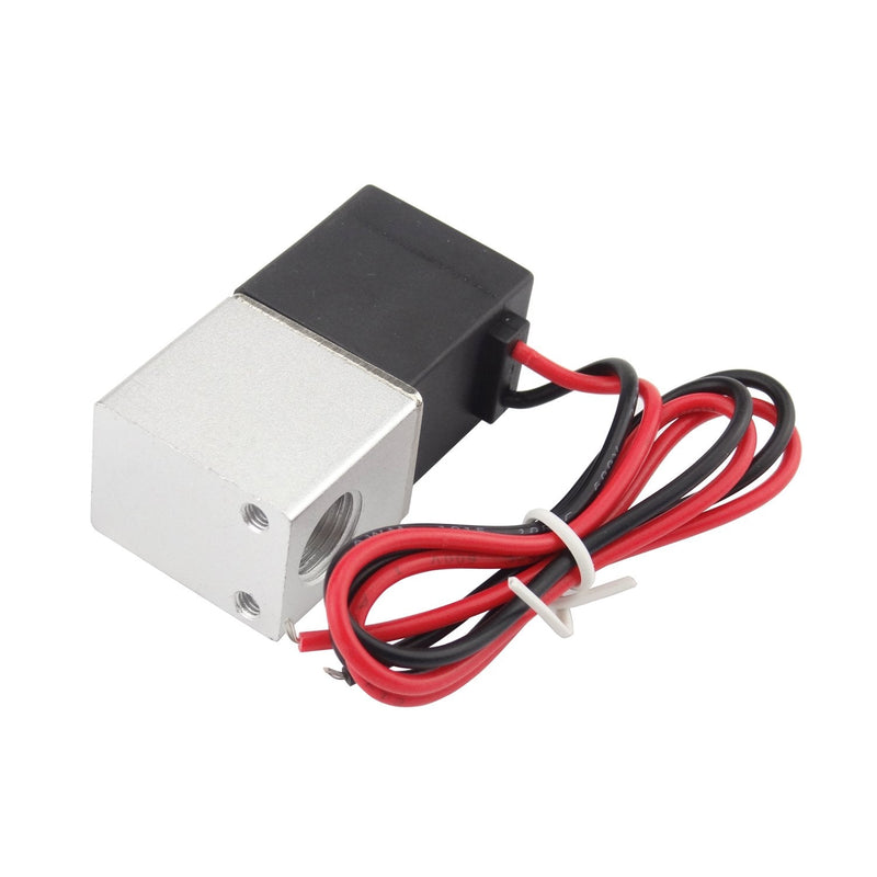 [Australia - AusPower] - 1/4inch DC 12V 2 Way Normally Closed Electric Solenoid Air Valve 