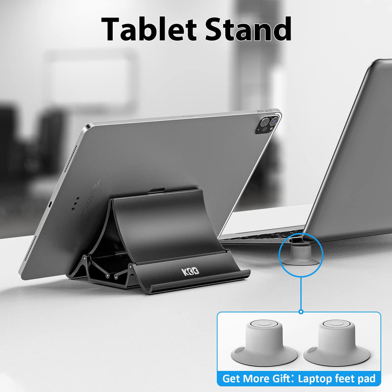 [Australia - AusPower] - Vertical Laptop Tablet Stand, Gravity Lock Auto Shrink Desktop Notebook Holder for Desk Organizers and Storage Compatible with MacBook Air Pro Samsung, HP, Dell, Microsoft Surface and Gaming Laptops 