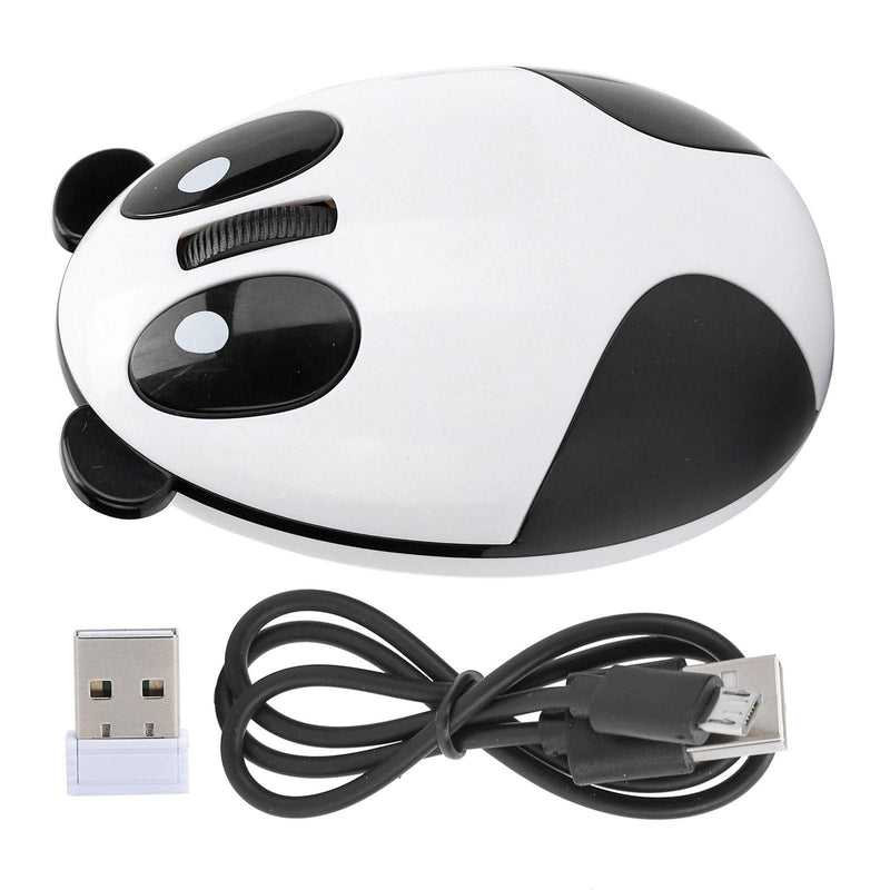 [Australia - AusPower] - Wireless Computer Mouse, 2.4GHz Wireless Panda Optical Sensor Mouse Universal Mice for Notebook Laptop Desktop Computer PC 