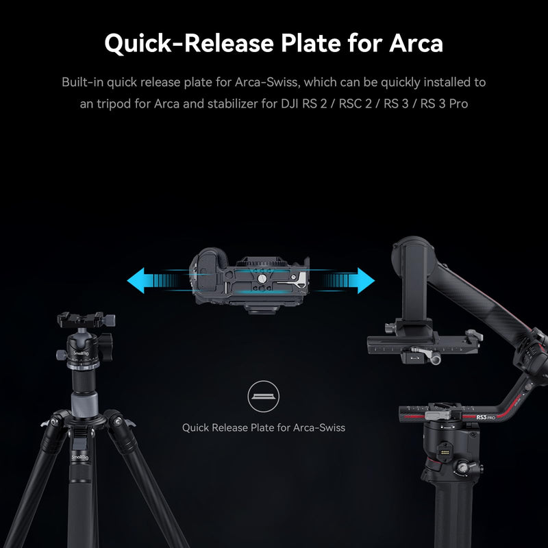 [Australia - AusPower] - SmallRig Z 8 Camera Cage for Nikon Z 8, Anti-Twist Design and Aluminum Alloy Full Camera Cage, with Quick Release Plate for Arca-Swiss for Bird Shooting, Sports Shooting, Commercial Filming 3940 