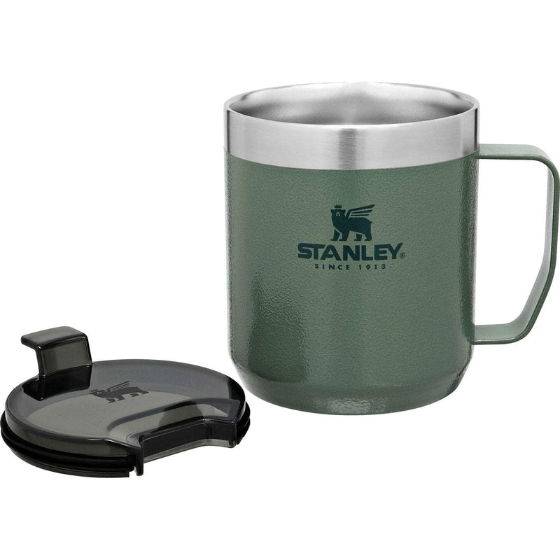 [Australia - AusPower] - Stanley Legendary Camp Mug, 12oz, Stainless Steel Vacuum Insulated Coffee Mug with Drink-Thru Lid (Green/Matte Black) Green/Matte Black 