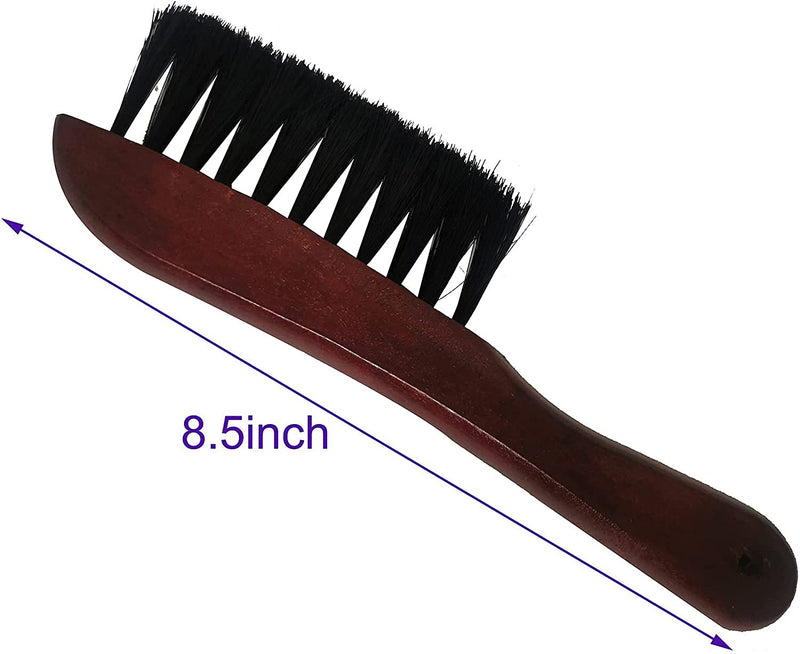 [Australia - AusPower] - Walkingpround Wooden Pool Table Brushes for Cleaning,Billiards Pool Table Felt Rail Brush Wooden Cloth Cue Shaft Slicker 