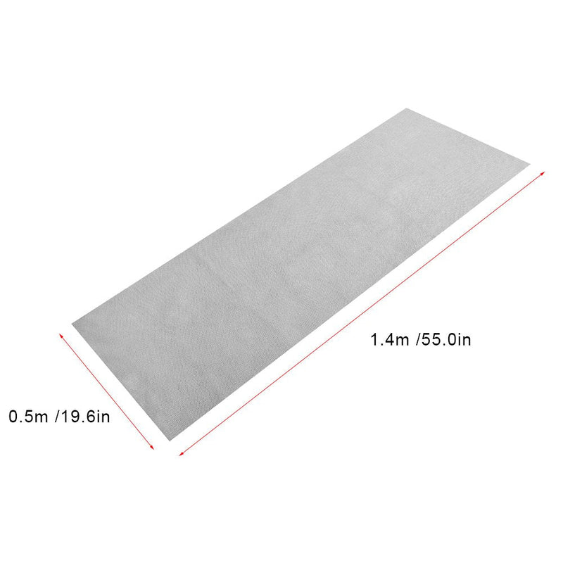 [Australia - AusPower] - Speaker Grill Cloth, 140cm x 50cm Speaker Grill Fabric Dustproof Speaker Mesh Cloth Protective Grille Cover for Stereo Audio Speaker(Gray) 