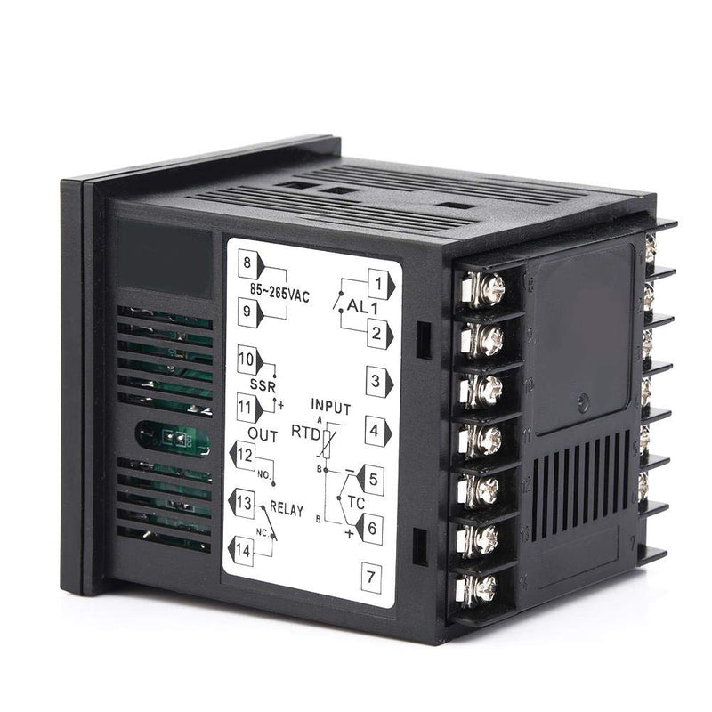 [Australia - AusPower] - PT100 Sensor Thermocouple Thermostat Controller Temperature Controller K Type 199 to 1300°C Input Relay SSR Output PID for Industry Production 