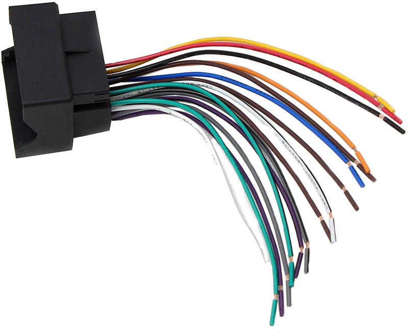 [Australia - AusPower] - RED WOLF Replacement for Volkswagen 2004-2015, BMW 3/5, Audi 2002-2010 Aftermarket Stereo Radio Replacement Wire Harness Cable Connector to OEM Plug 