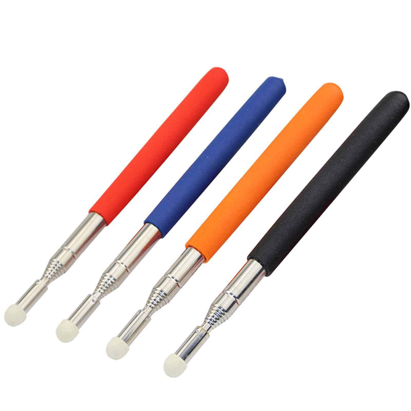 [Australia - AusPower] - Pointer Sticks,Extendable Pointer,Hand Pointer for Classroom，Classroom Pointer for Teacher，Telescopic Teacher Pointer Retractable Pointer Hand Pointer for Kids Whiteboard Pointer (Black) Black 
