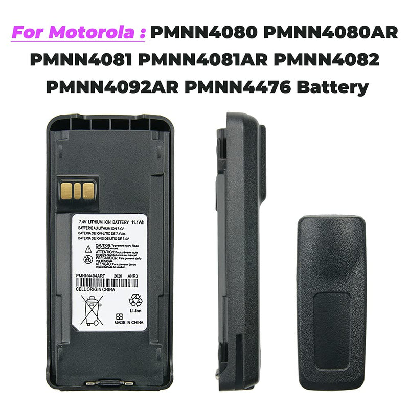 [Australia - AusPower] - PMNN4404ART Battery for Motorola CP1200 CP1300 CP1600 CP185 EP350 Two Way Radio Replacement Li-ion Battery 