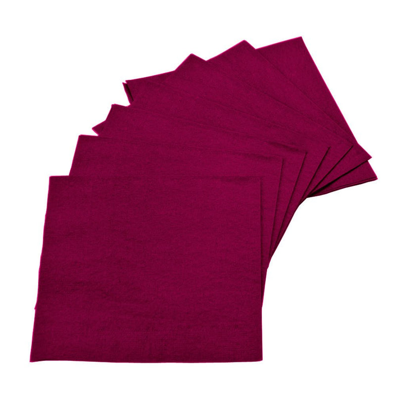 [Australia - AusPower] - Perfectware 2 Ply Burgundy-200 Burgundy Beverage Napkin Package of 200ct- 2-Ply, 2.5" Height, 5" Width, 10" Length (Pack of 200) 