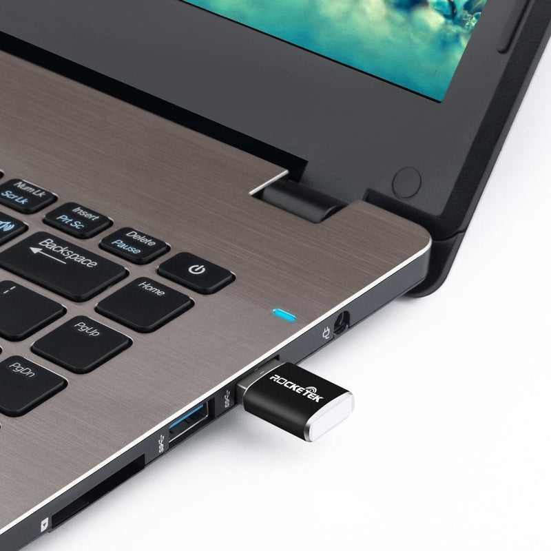 [Australia - AusPower] - Rocketek Aluminum USB 3.0 Portable Memory Card Reader Adapter for Micro SD Card/TF Card Reader Adapter 