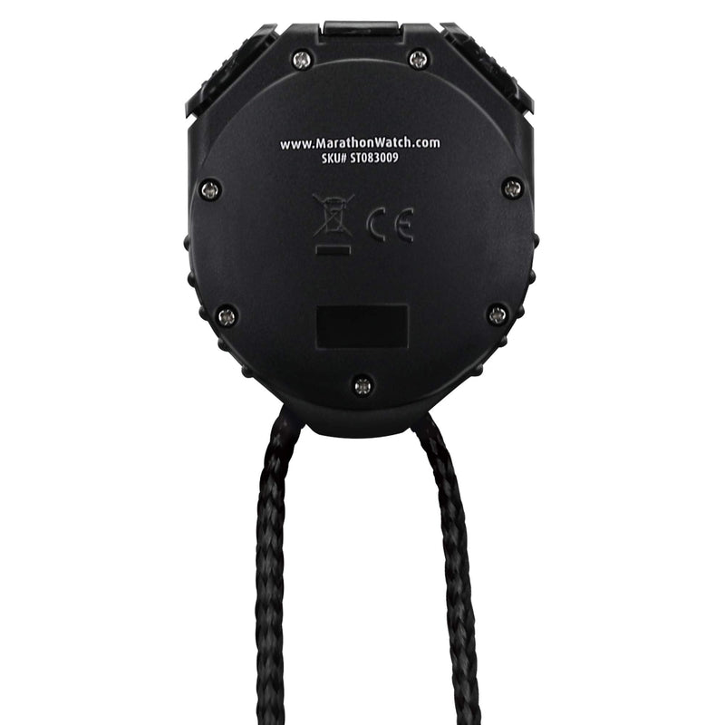 [Australia - AusPower] - MARATHON ST083009 Adanac 4000 Digital Stopwatch Timer with Extra Large Display and Buttons, Water Resistant, Two Year Warranty - Black 
