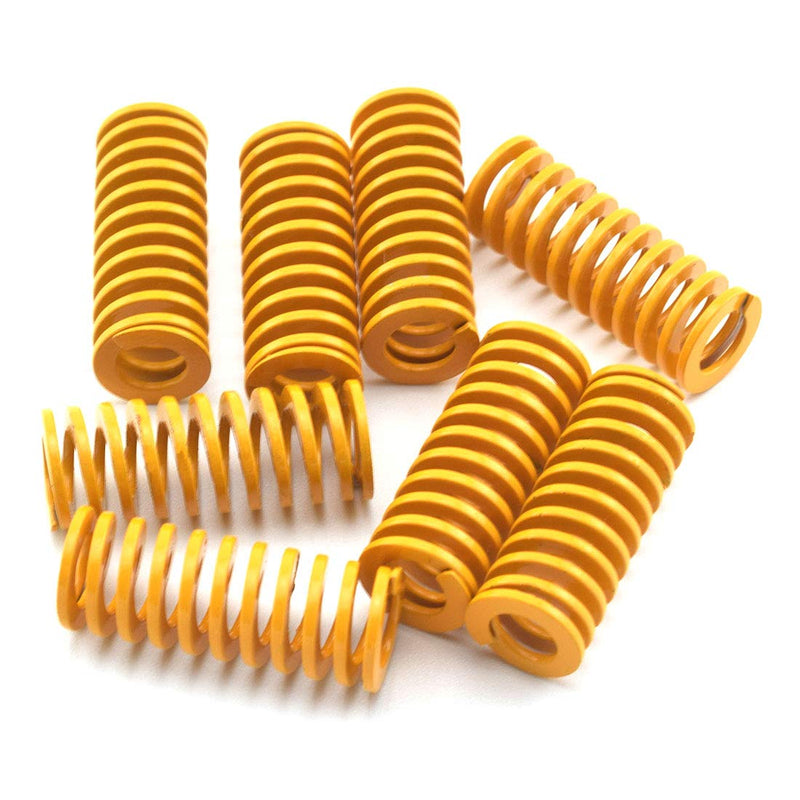 [Australia - AusPower] - SDTC Tech 3D Printer Light Load Die Spring 10mm 25mm(OD H) Heated Bed Compression Springs for Creality CR-10 10S S4 Bottom Connect Leveling - 8 Pack 10*25 
