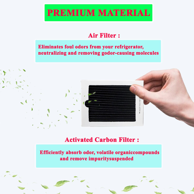 [Australia - AusPower] - Refrigerator Air Filter Replacement for Frigidaire PAULTRA Pure Air Ultra and Electrolux EAFCBF Fridge Replace 242061001, 242047801, 242047804-6 PCS 