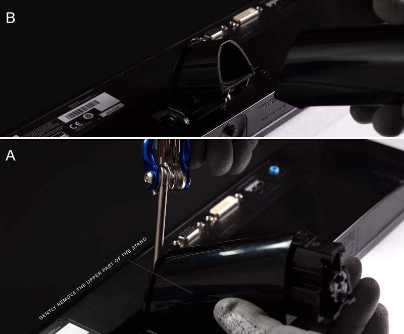 [Australia - AusPower] - Gladiator Joe Monitor Arm/Mount VESA Bracket Adapter Compatible with LG 24MP58VQ, 24MP58VQ-P, 24MP59G, 24MP59G-P, 24MP60VQ, 27MP58VQ, 27MP58VQ-P | Laser Cut | 100% Made in North America 