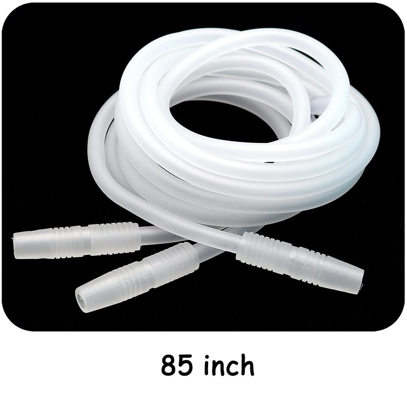 [Australia - AusPower] - Vacuum Cupping Machine Accessories, 2 PCS Premium Silicone Y Type Hoses Tubing for Large Breast Buttocks Lift Vacuum Cups 