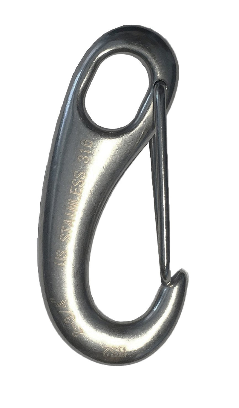 [Australia - AusPower] - 3 Pieces Stainless Steel 316 Spring Snap Lobster Claw 2 3/4" Marine Grade 