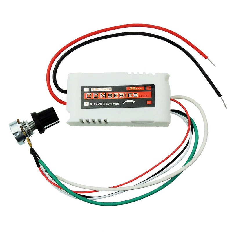 [Australia - AusPower] - uniquegoods CCMFC 12V 2A DC Motor Speed Controller Adjustable Variable Speed Switch PWM DC Voltage Switching Regulator Control Speed of a DC Fan 