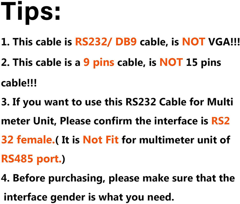 [Australia - AusPower] - USB to RS232 Adapter with PL2303 Chipset, CableCreation 6.6ft USB 2.0 Male to RS232 Female DB9 Serial Converter Cable for Cashier Register, Modem, Scanner, Digital Cameras, CNC,Black 6.6ft/2M 