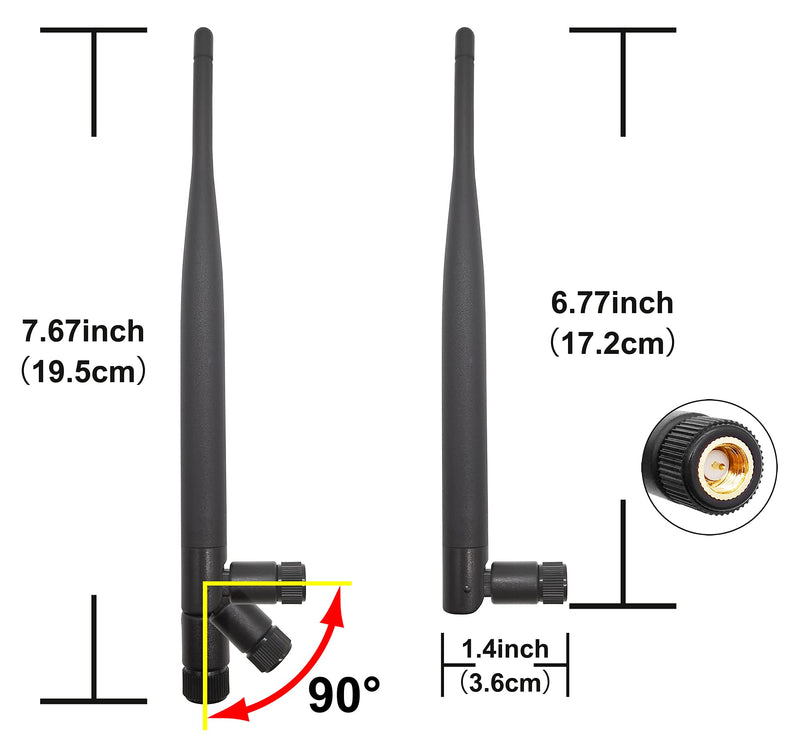 [Australia - AusPower] - 915MHz LoRa Antenna Omni 5dbi Gain SMA Male Connector 2 PCS 
