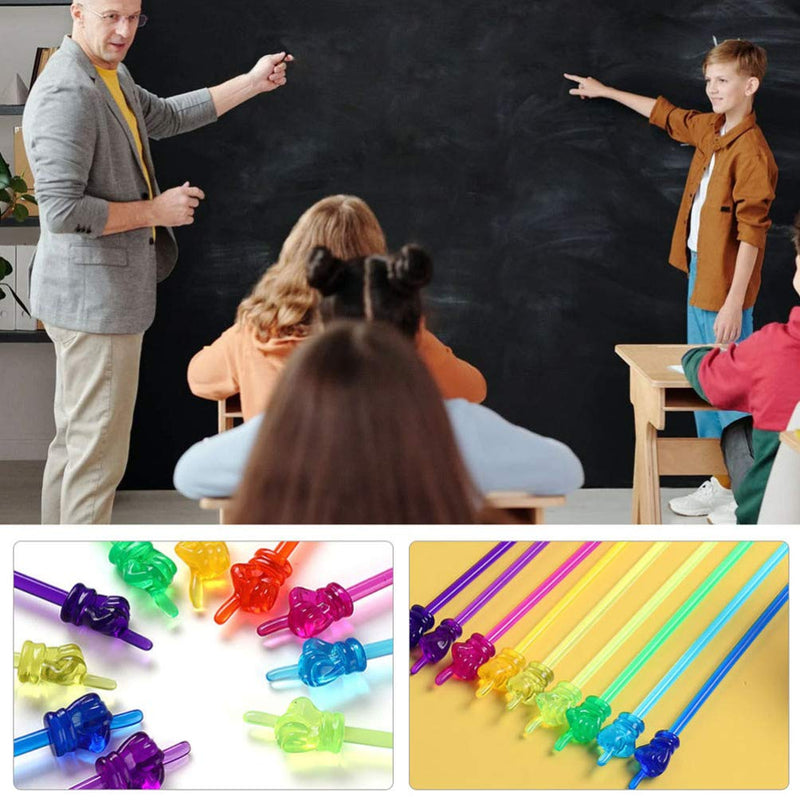 [Australia - AusPower] - NUOBESTY Hand Pointer Resin Finger Pointers Stick Mini Teaching Pointer Stick Home School Classroom Teaching Accessories for Teachers Kids 