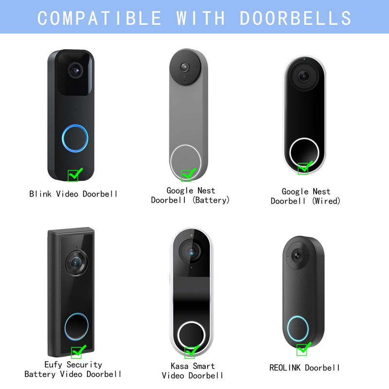 [Australia - AusPower] - VVHOOY 24V Transformer Doorbell Power Adapter Compatible with Blink, Google Nest,Wyze,Eufy Video Doorbells, C Wire Adapter 16.4ft/5m Extension Cable Doorbell Power Adapter Doorbell Supply Cord 